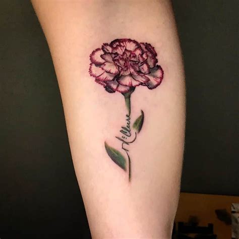 Carnation flower tattoo - Jun 18, 2023 - Carnation tattoos have become increasingly popular, with their vibrant colours and designs making them a top choice among tattoo enthusiasts. Pinterest Explore 